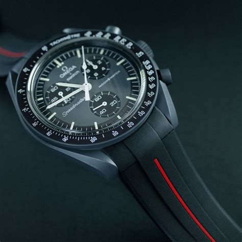 omega speedmaster rubber bracelet